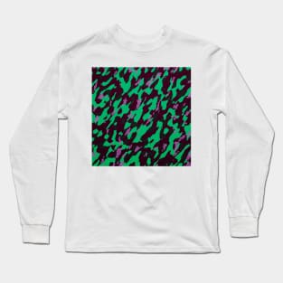 Camouflage - green Brown Long Sleeve T-Shirt